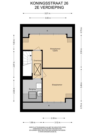 Floorplan - Koningsstraat 26, 1432 JR Aalsmeer